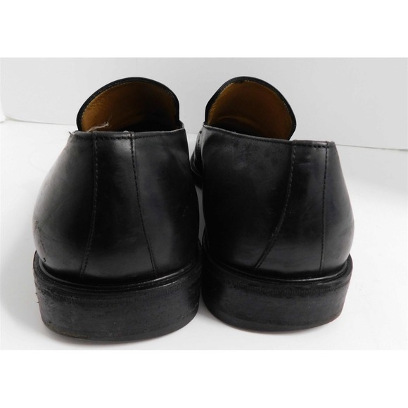 Salvatore Ferragamo Lavorazione Black Leather Nickel Bit Loafers Italy 42 D - Picture 6 of 7